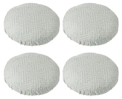 Obrázok produktu pre Poťahy na barové stoličky – 4 kusy, elastický materiál, sivá farba