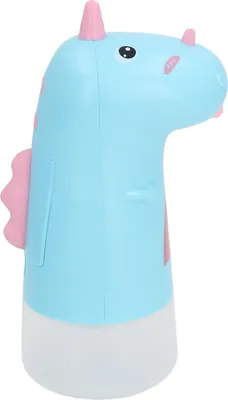 Productafbeelding van Automatische zeepdispenser in de vorm van een cartoon, slim, oplaadbaar, waterdicht, schattig, elektronisch, geschikt voor kinderen, blauw