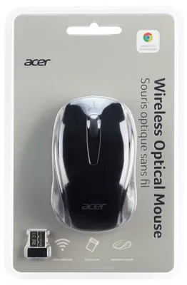Produktbild von Acer AMR800, Beidhändig, Optisch, RF Wireless, 1600 DPI, Weiß