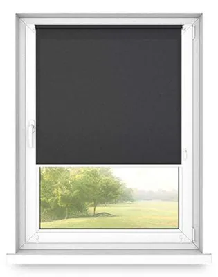 Image de Time4blinds - Store sans caisson, 30x180 cm, Nuit Noire, Droite