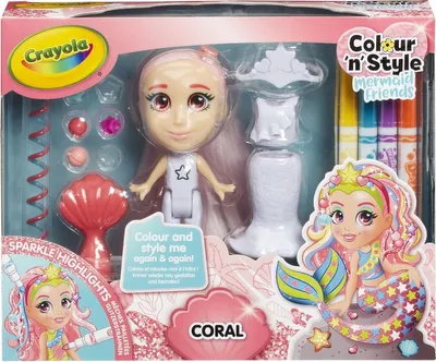 Productafbeelding van Crayola Colour'n'Style Friend Coral - Hobbyset