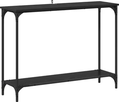 Immagine prodotto di vidaXL Tavolino con ripiano in rovere nero 101 x 30,5 x 75 cm