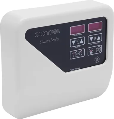 Produktbild von Externer Sauna-Controller, 3-9KW Leistungsbewertung, 220V Spannung, Temperaturbereich 40-105℃, Maximale Betriebszeit 12 Stunden, Steuert die Sauna-Beleuchtung