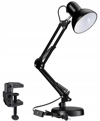 Produktbild von LED Schreibtischlampe verstellbar mit Klemme E27