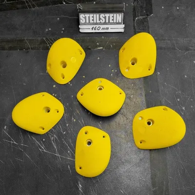 Produktbild von 6-er Steilstein Klettergriffe Set Schüttelschüppen, Farbe:Wunschfarbe (Anfertigung)