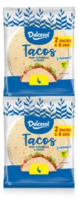 Zdjęcie produktu dla Tacos Mini Tortilla 300 g Dulcesol