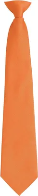 Image de Premier - Cravate "Colours Fashion" à pincer pour homme/femme unie PC6753 (taille unique) (Orange)