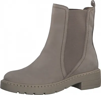 Produktbild von MARCO TOZZI Damen Stiefelette Chelsea Boot flach Leder runde Form 2-25401-29, Größe:41 EU, Farbe:Beige