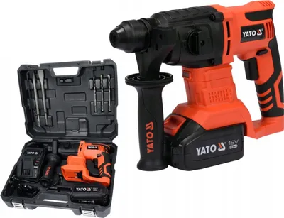 Produktbild von YATO Bohrhammer SDS-plus Li-Ion 3,0 Ah Akku 18V