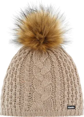 Image de Eisbär Afra Lux Bonnet pour femmes avec pompon, Couleur:Naturel
