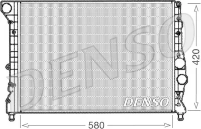 Produktbild von DENSO DRM01001 Kühler Wasserkühler Motorkühler für ALFA ROMEO 147 (937) GT (937)