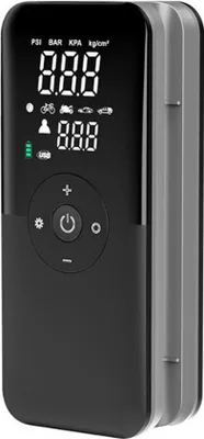 Obrázok produktu pre Digitálny nafukovač pneumatík Mini prenosný ľahký vzduchový kompresor Bezdrôtová pumpa čierna