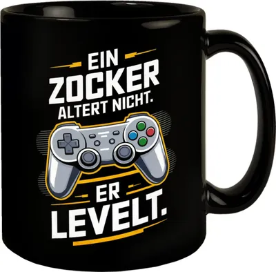 Produktbild von Gaming-Controller Zocker Levelt Tasse