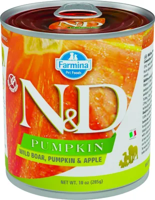 Productafbeelding van N&D Pompoen natvoer voor honden, smaak varken, 285 gram - per 6 stuks