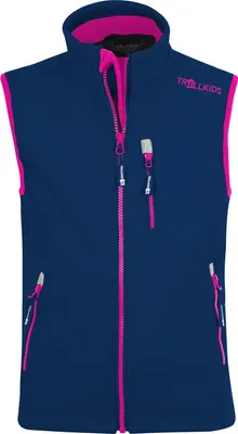 Produktbild von Trollkids Kids Trollfjord Vest Jungen Weste Marine 306-114 Grösse 128