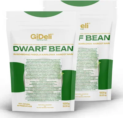 Produktbild von GiDeli Weiße Bohnen Getrocknet 2 x 1kg – proteinreich und ohne Zusätze
