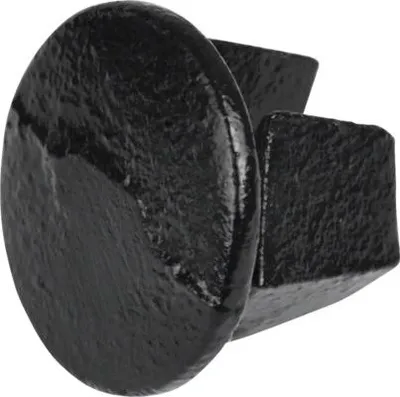 Produktbild von Buildify Abdeckkappe Metall schwarz für Gerüstrohr schwarz Ø 33 mm