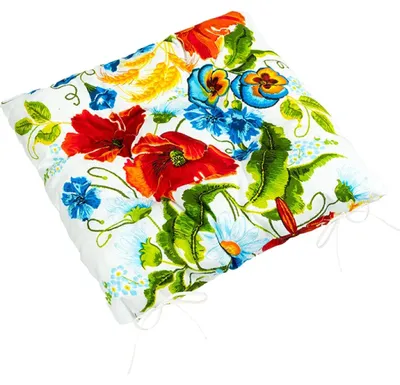 Obrázek produktu pro Sedák Gita prošívaný - 40x40 cm - Červená,Modrá,Bílá