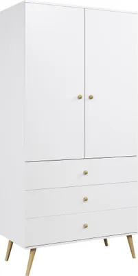 Produktbild von Schrank Bolea 2D3S 100 cm - weiß