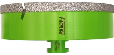 Produktbild von Diamantbohrer Fliesenbohrer M14 150mm für Porzellan Keramik Granit Marmor Trockenbohren