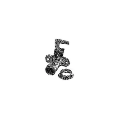 Produktbild von HEKNA Zylinder-Hebelschloss 6070 Typ 505 links, Schließhebel gekröpft, L 34 mm