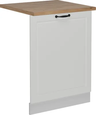 Image de Façade de lave-vaisselle Vicco R-Line Blanc campagne 60cm , PT Chêne, Model 55074