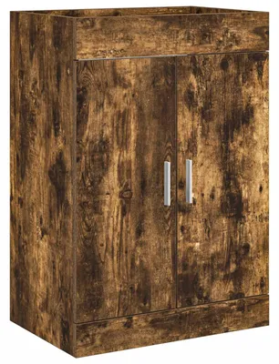 Immagine prodotto di vidaXL Mobile da bagno in rovere affumicato 78,5 x 37,5 x 81 cm