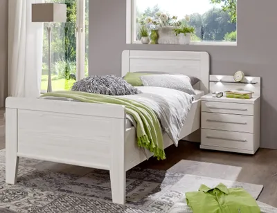 Produktbild von Einzelbett Manaui Polarlärche 100x200 cm Vaja