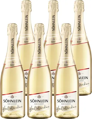 Produktbild von Söhnlein Brillant Sekt Halbtrocken fruchtig und frisch 750ml 6er Pack