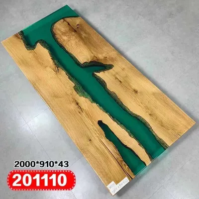 Produktbild von tisch esstisch tische harz epoxy massive design möbel 200x91 echtes holz epoxid