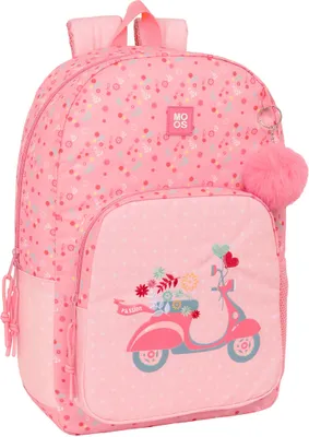 Image de Sac à dos scolaire Moos Passion Coloré 30 x 46 x 14 cm