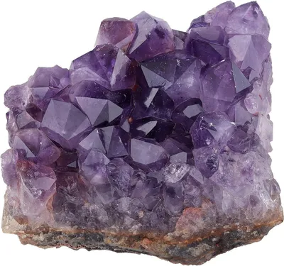 Image de Améthyste naturelle cluster brut ornement Fengshui