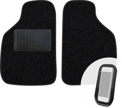 Image de moto-MOLTICO Tapis de sol avant en velours noir pour Suzuki Swift I 1994-2004