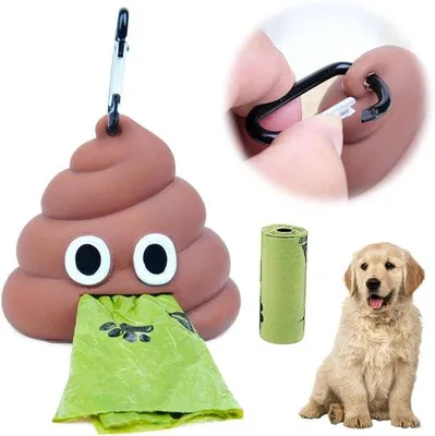 Produktbild von Famanu Hundekotbeutel mit Spender - Praktischer Halter für unterwegs