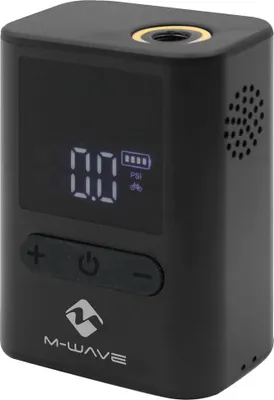 Image de Mini-pompe sans fil M-WAVE Elumatik Pocket 8 bars, USB-C, numérique - pompe électrique compacte ...
