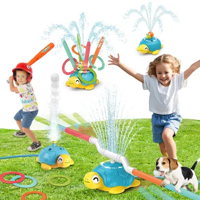 Productafbeelding van Watersproeier 360°, schildpad, voor buiten, voor kinderen van 3-12 jaar