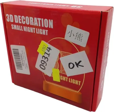 Zdjęcie produktu dla Lampka Nocna Led 3D Miś
