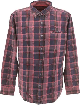 Produktbild von 30105 Monte Carlo, ,  Herren langarm Hemd, Twill, bordeaux rot kariert, L