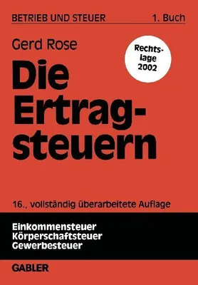 Produktbild von Die Ertragsteuern