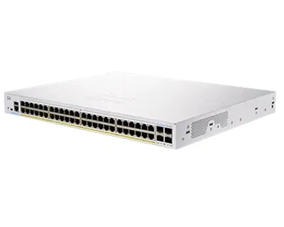 Produktbild von Cisco Business 250 Series CBS250-48PP-4G - Switch - L3 - Smart - 48 x 10/100/1000 (PoE+) + 4 x Gigabit SFP - an Rack montierbar - PoE+ (195 W)