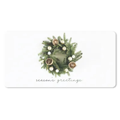 Produktbild von MuchoWow® Mauspad Mousepad Winter - Orange - Weihnachten 60x30 cm - Mousepads - Maus Mat - Pad - Mausunterlage - Nachhaltig