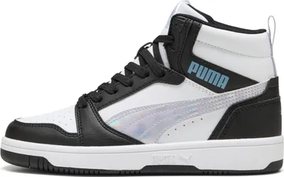 Produktbild von Puma Rebound V6 Mid Space Belle Jr Black-Lilac Crush-White Größe EU 37,5