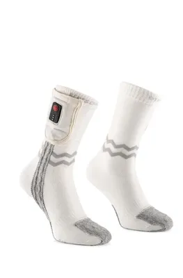 Produktbild von Beheizte Socken – Aerowhite | USB – Sport-Edition | Dünn & Strapazierfähig Gr. 39-41