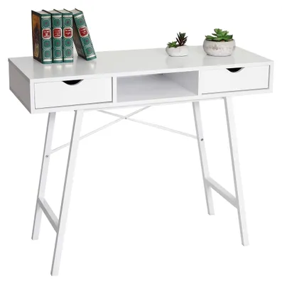 Produktbild von Konsolentisch Ablagentisch Beistelltisch, 3D-Struktur 100x40cm - weiß