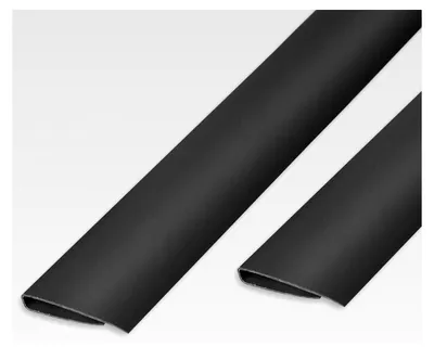 Produktbild von PVC Abschlussleiste, 100 cm, anthrazit - 10 Stück