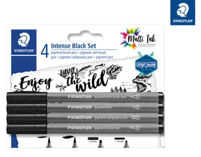 Produktbild von Staedtler Intense Black Set 4 ST 4007817102411