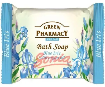 Produktbild von Green Pharmacy Blue Iris Badeseife mit Arganö l 100 g
