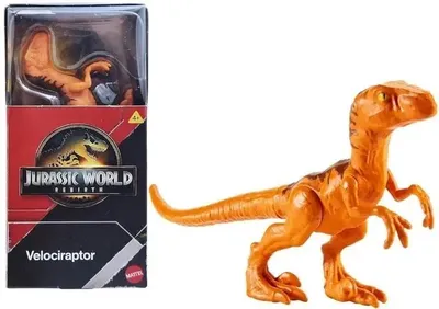 Image de Jurassic World Rebirth Vélociraptor 15 cm - Mattel