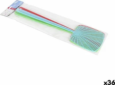 Immagine prodotto di Set di 3 scacciamosche Supernet multicolori, 44 x 12,5 x 0,5 cm (36 pezzi)