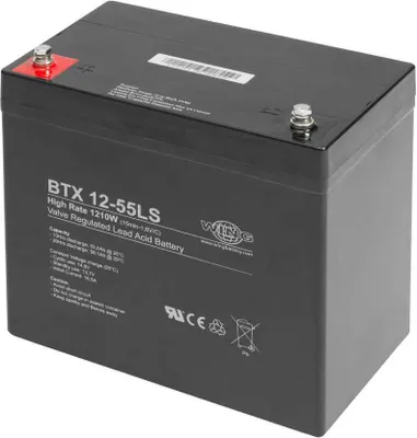 Zdjęcie produktu dla Wing BTX12-55LS 12V 55Ah wysokoprądowy akumulator ołowiowy AGM ołowiowo-żelowy